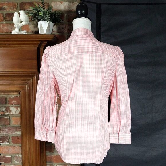 Court & Rowe Gingham Check Dobby Button Up Shirt - Picture 3 of 8